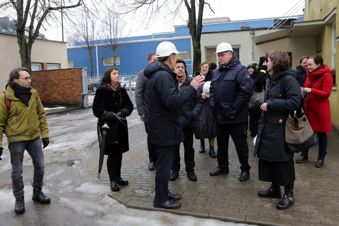 Klaipėdos menininkai apžiūrėjo Klaipėdos energijos patalpas