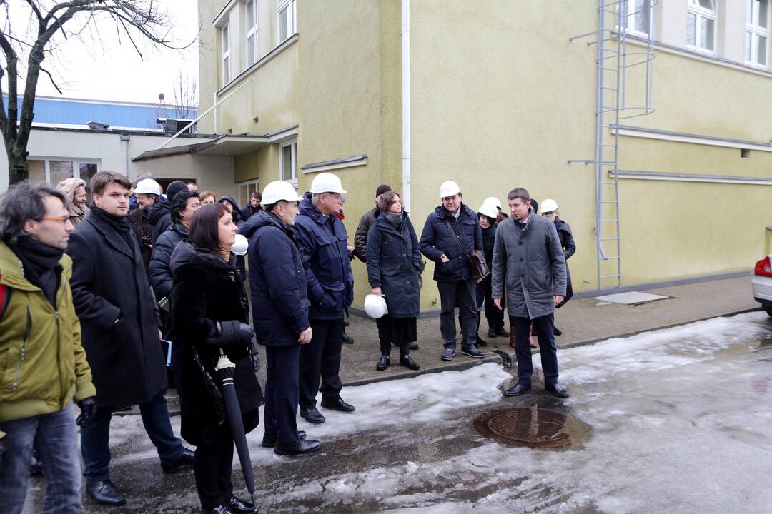 Klaipėdos menininkai apžiūrėjo Klaipėdos energijos patalpas
