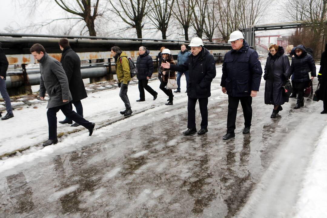 Klaipėdos menininkai apžiūrėjo Klaipėdos energijos patalpas