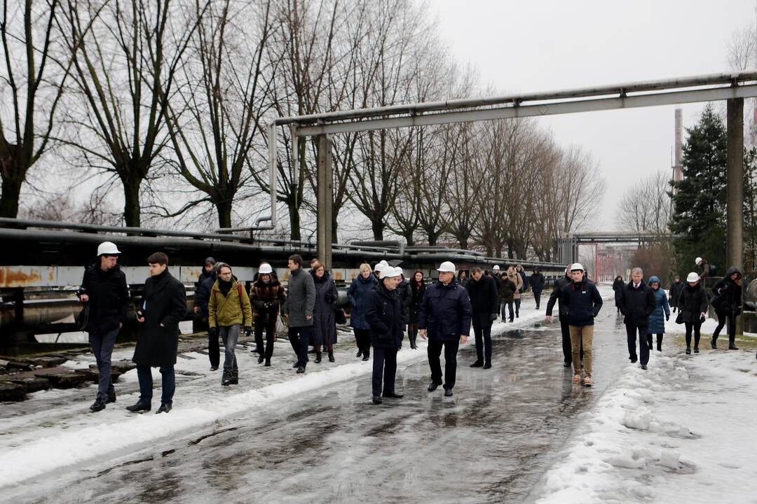Klaipėdos menininkai apžiūrėjo Klaipėdos energijos patalpas