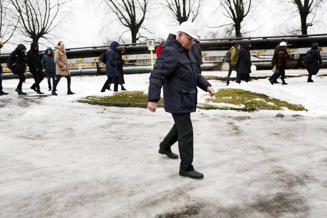 Klaipėdos menininkai apžiūrėjo Klaipėdos energijos patalpas