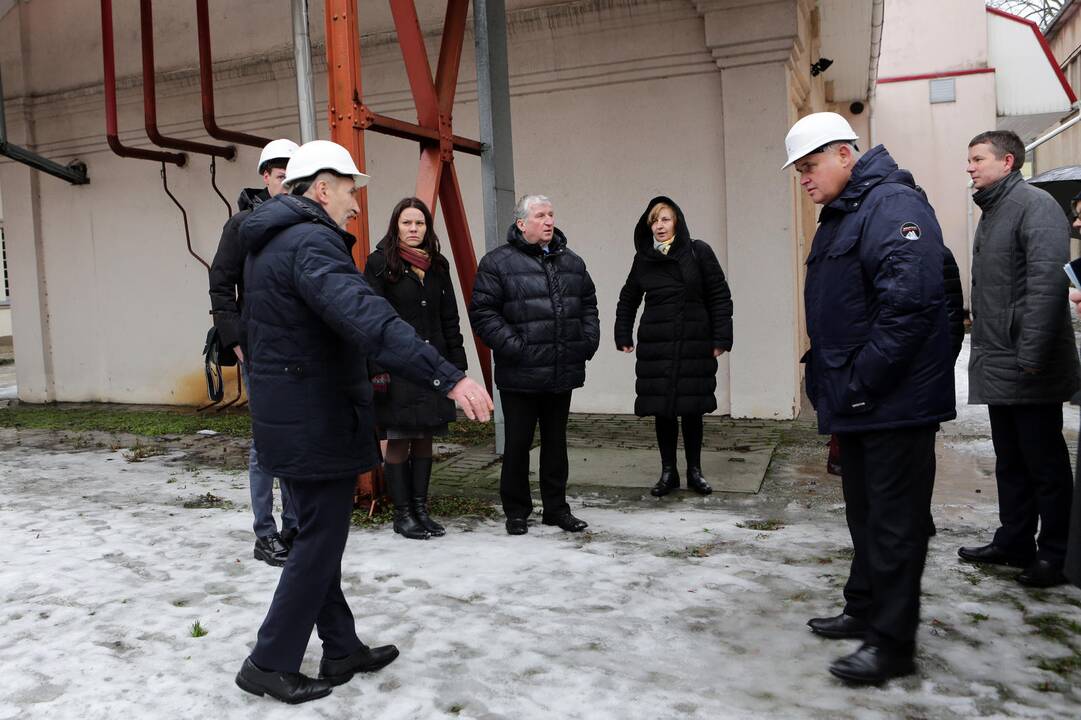 Klaipėdos menininkai apžiūrėjo Klaipėdos energijos patalpas