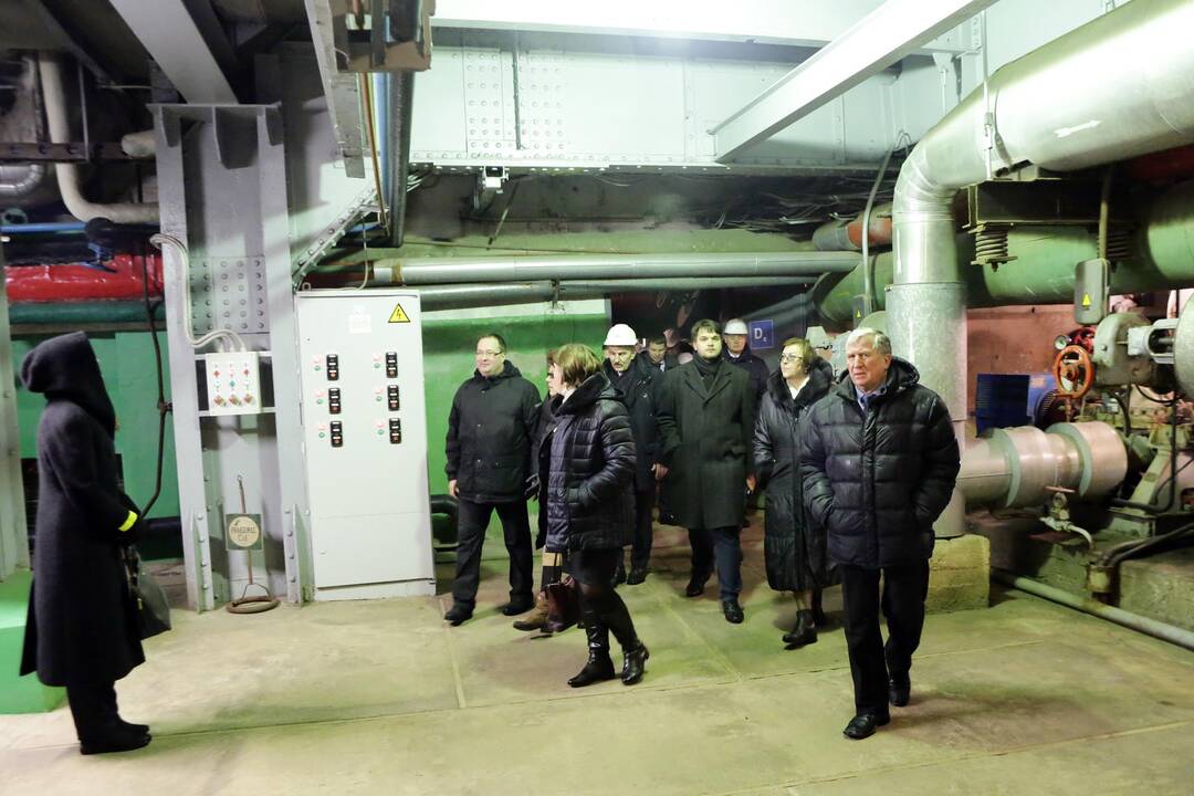 Klaipėdos menininkai apžiūrėjo Klaipėdos energijos patalpas