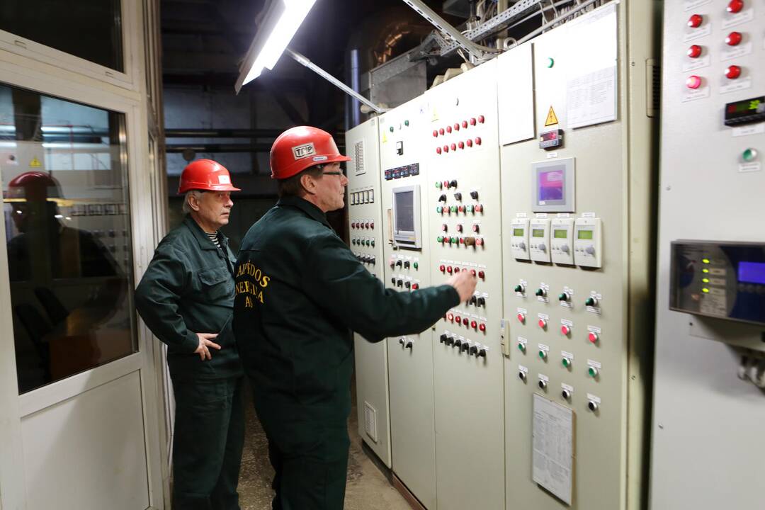 Klaipėdos menininkai apžiūrėjo Klaipėdos energijos patalpas