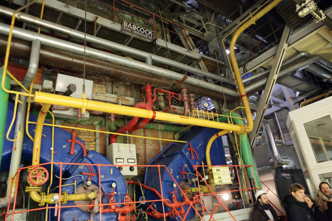 Klaipėdos menininkai apžiūrėjo Klaipėdos energijos patalpas