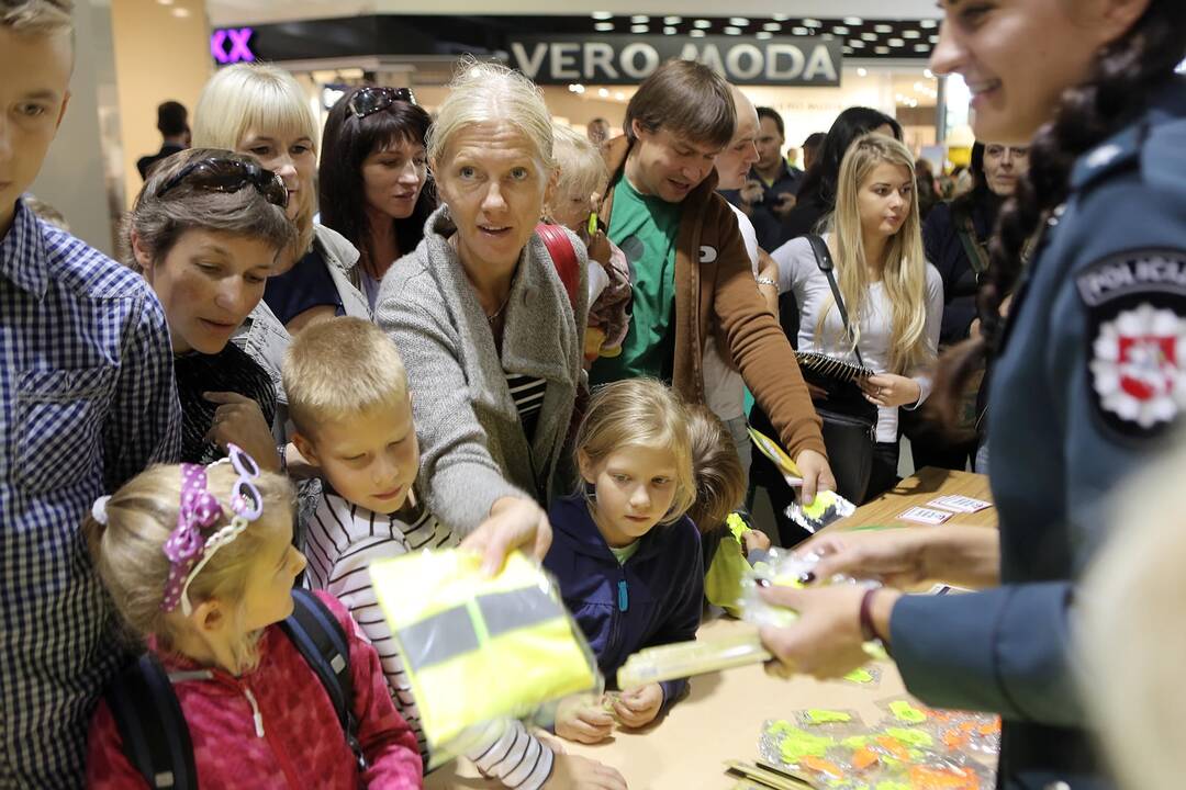 Policininkai nudžiugino mažuosius klaipėdiečius