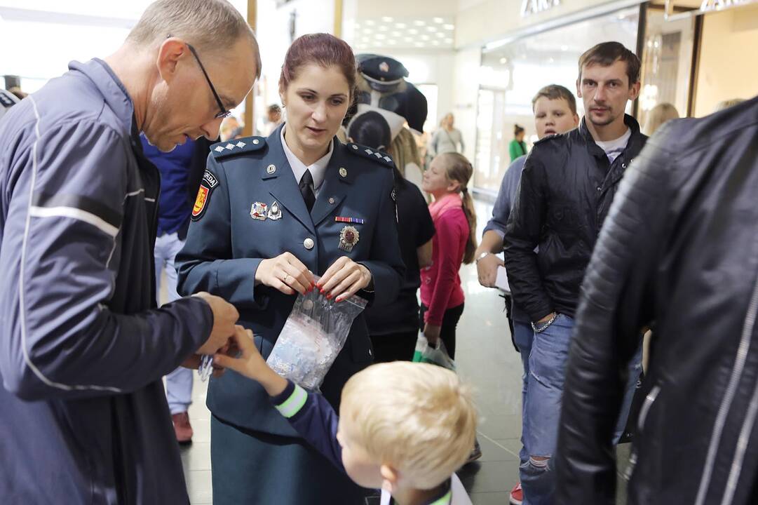 Policininkai nudžiugino mažuosius klaipėdiečius