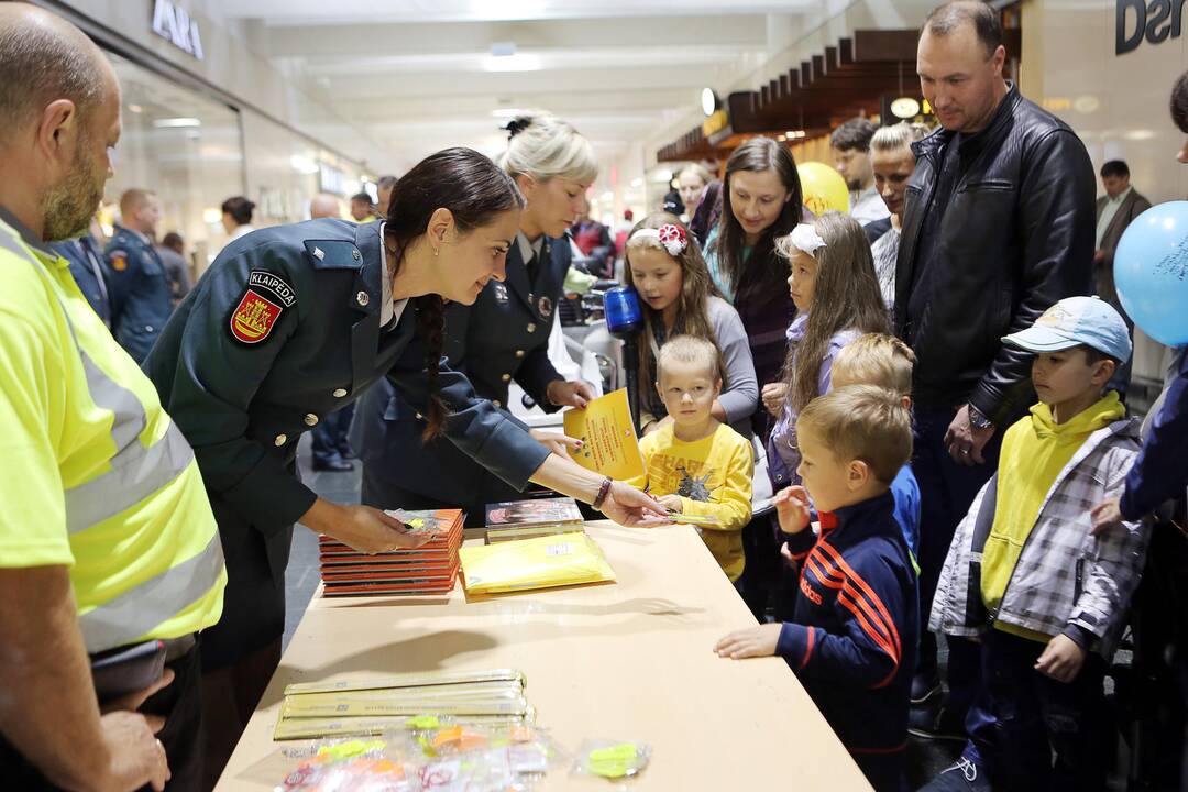 Policininkai nudžiugino mažuosius klaipėdiečius