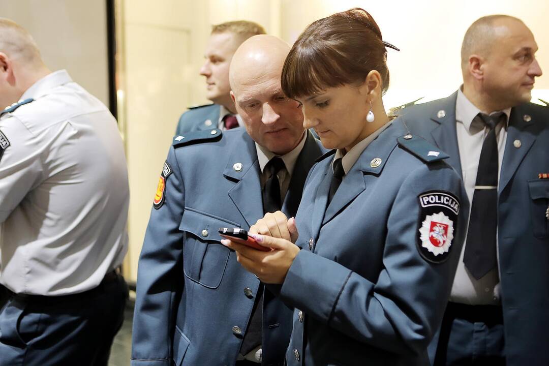 Policininkai nudžiugino mažuosius klaipėdiečius