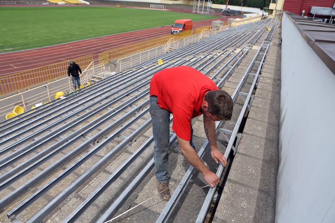 Klaipėdos stadiono remontas – pagal planą