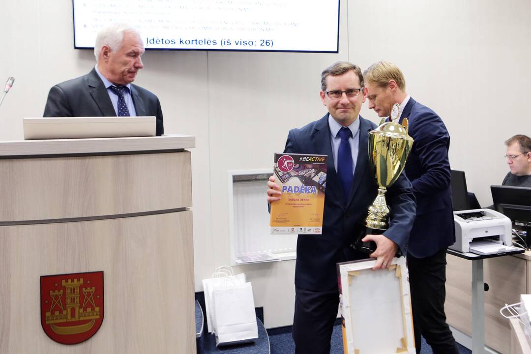 Lietuvos seniūnijų sporto žaidynių apdovanojimai
