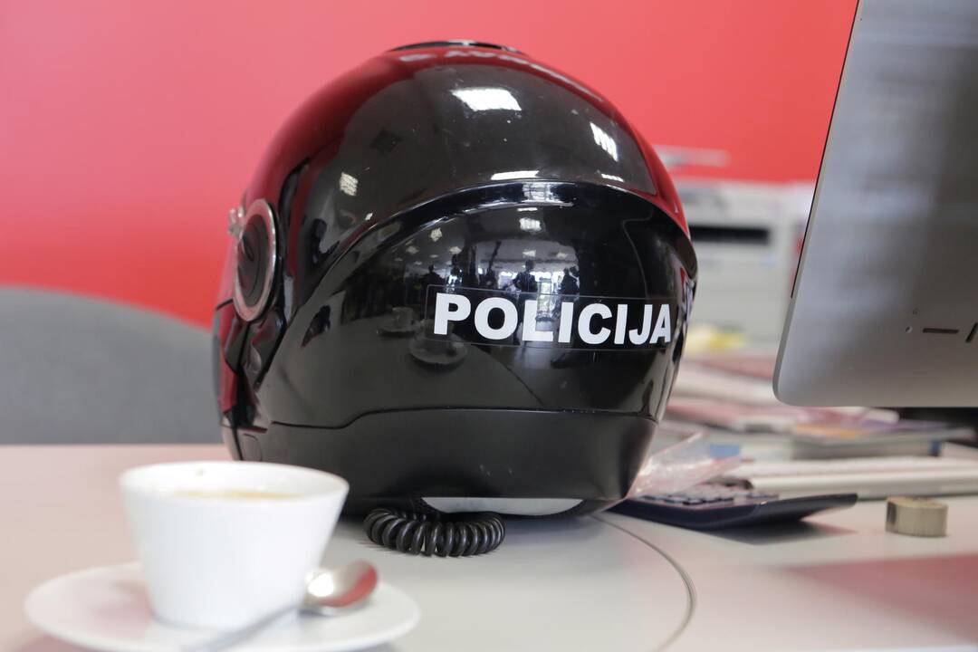 Policija įsigijo naują motociklą
