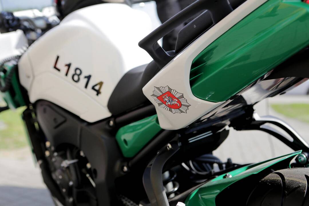 Policija įsigijo naują motociklą