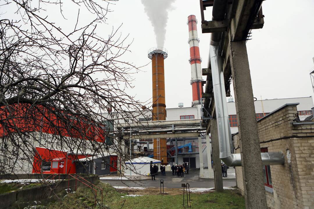 Klaipėdoje atidaryta nauja biokuro katilinė