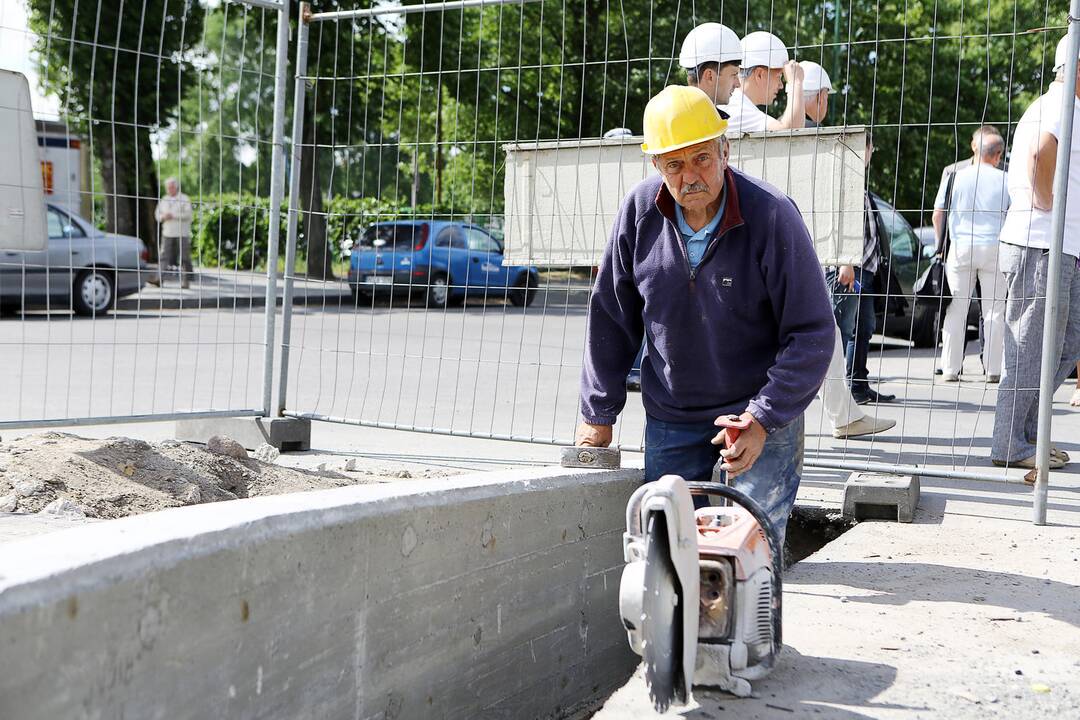 Spaudos konferencija dėl Pilies tilto