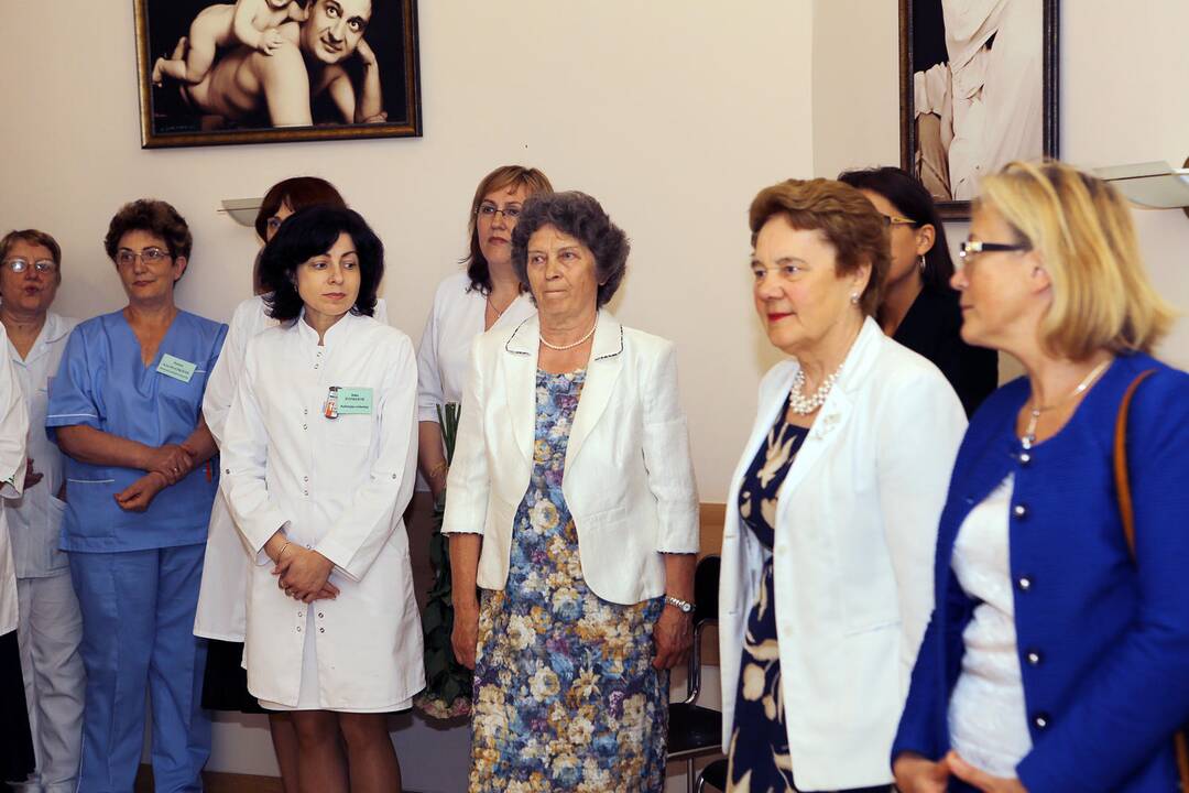 Gydytojai Vaidilutei Kanopkienei apdovanojimas