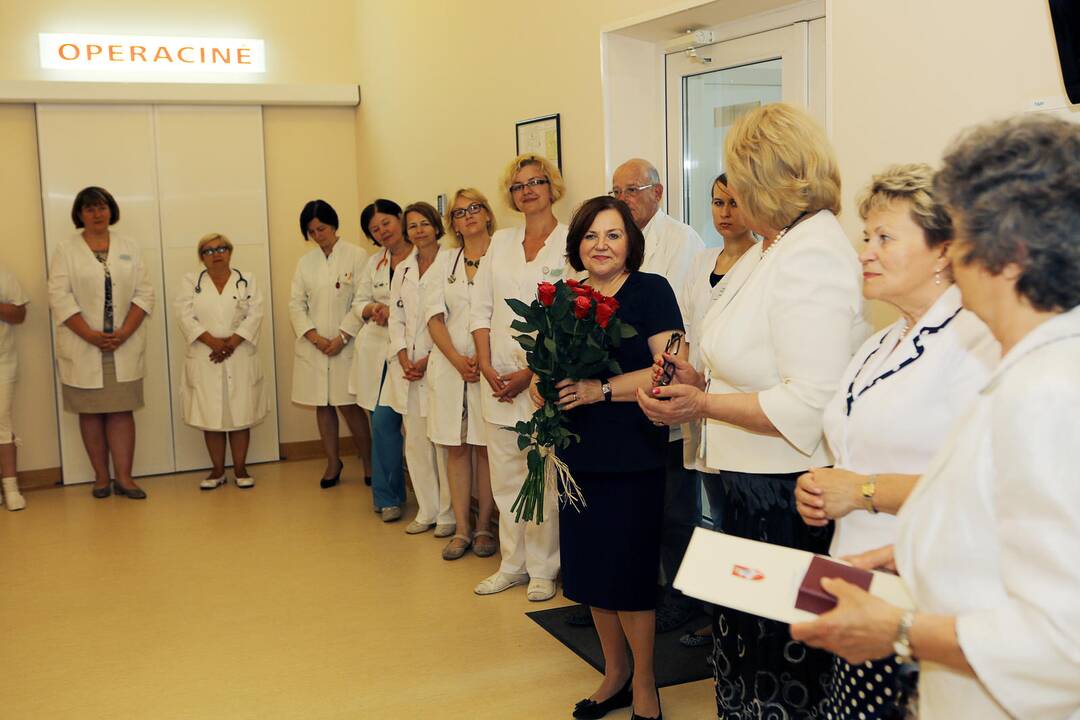 Gydytojai Vaidilutei Kanopkienei apdovanojimas