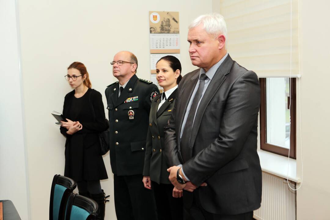 Skautai įteikė merui Betliejaus taikos ugnį