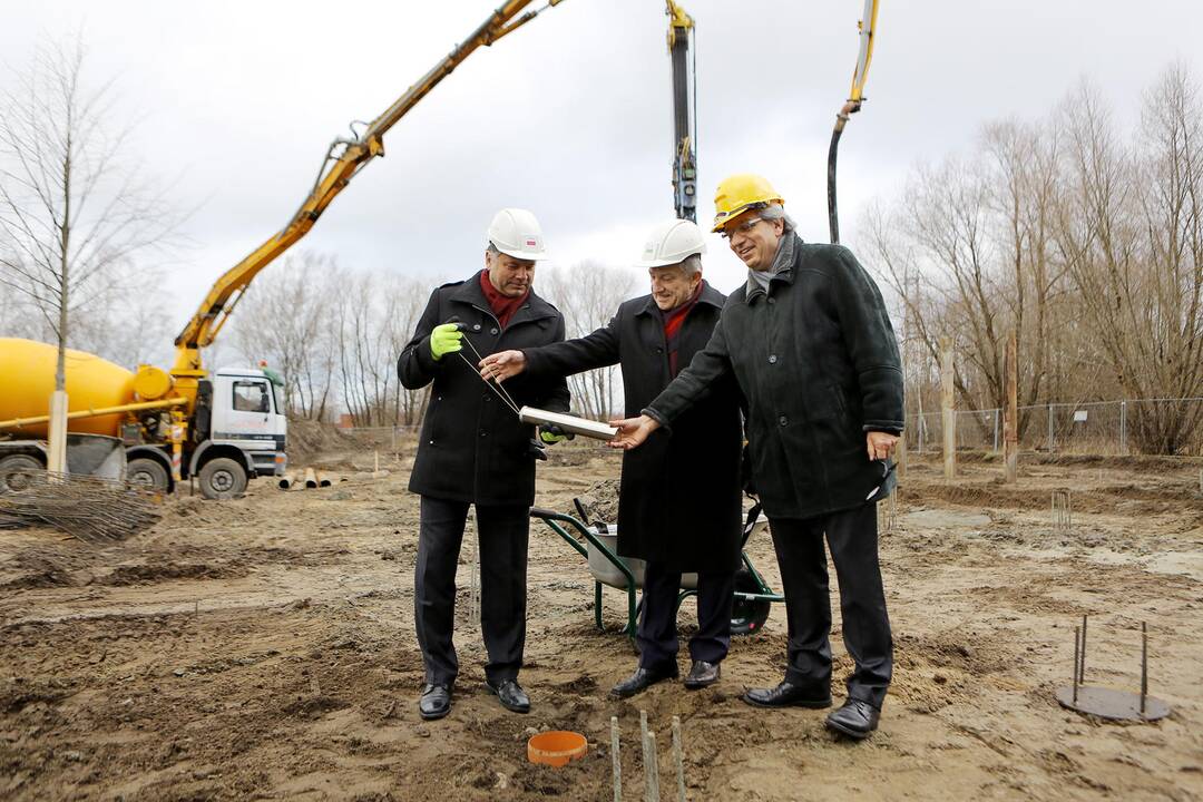 KU bendrabučio statybų pradžia