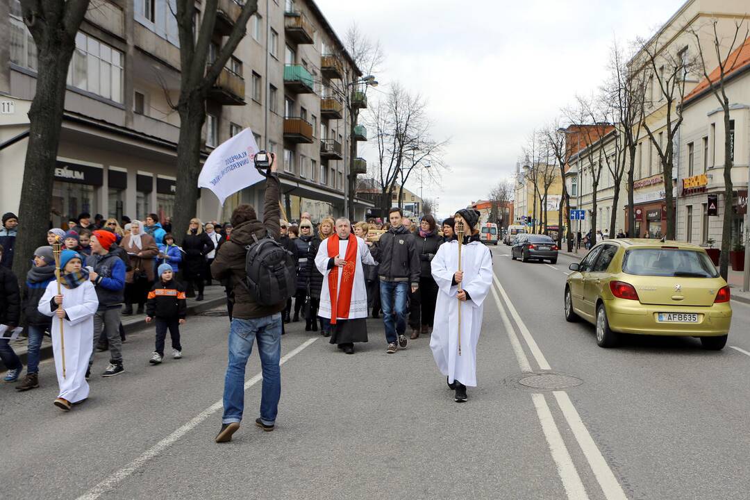 Kryžiaus kelias Klaipėdos gatvėmis