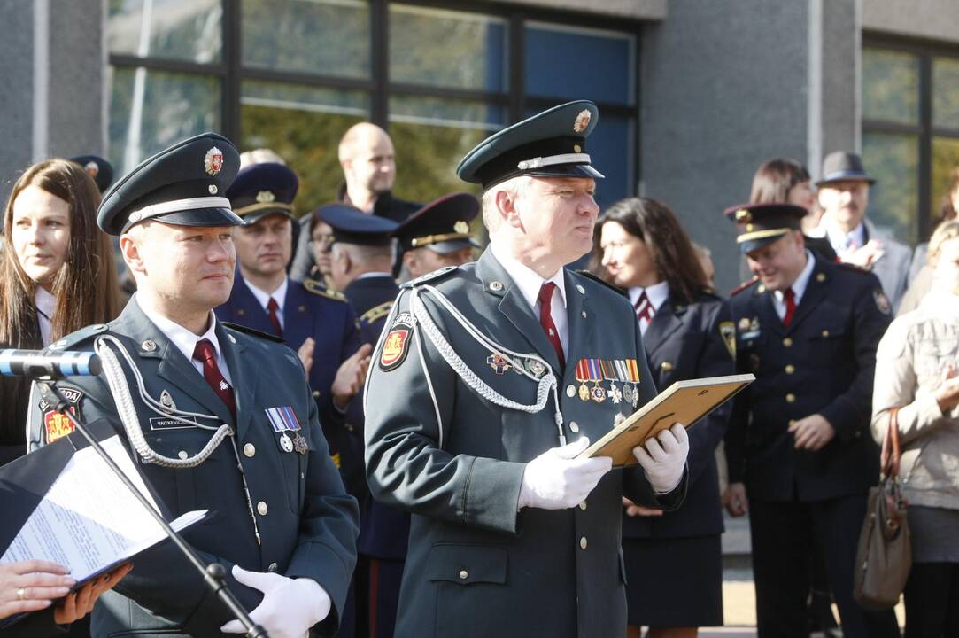 Policininkai minėjo profesinę šventę