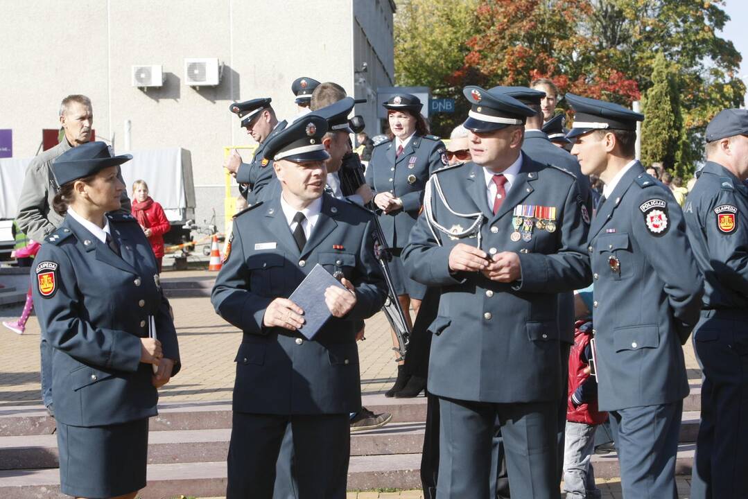 Policininkai minėjo profesinę šventę