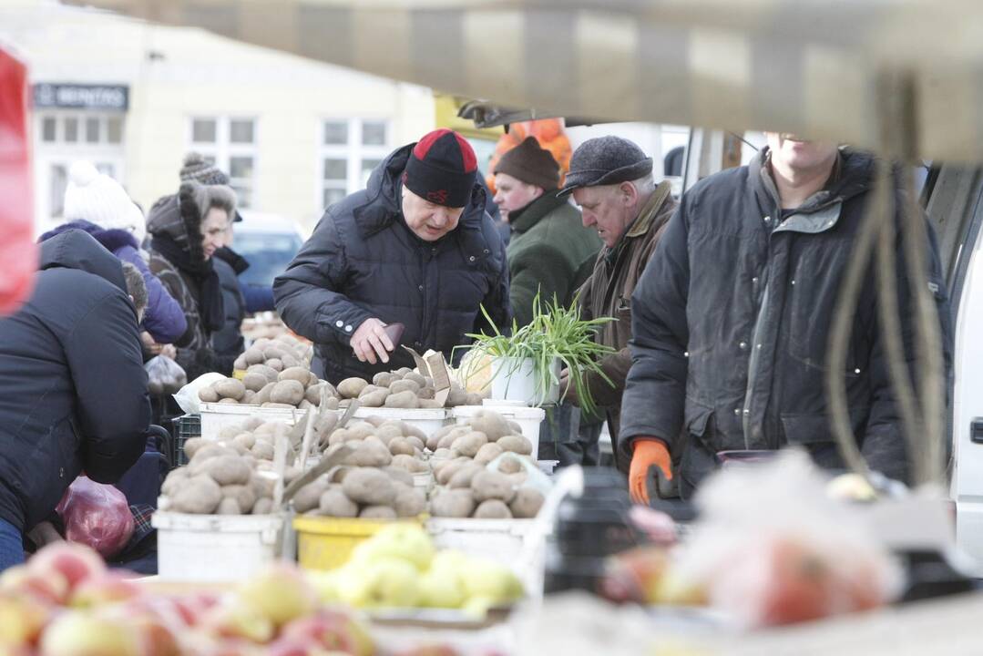 Žiemos varymo jomarkas Klaipėdos Turgaus aikštėje