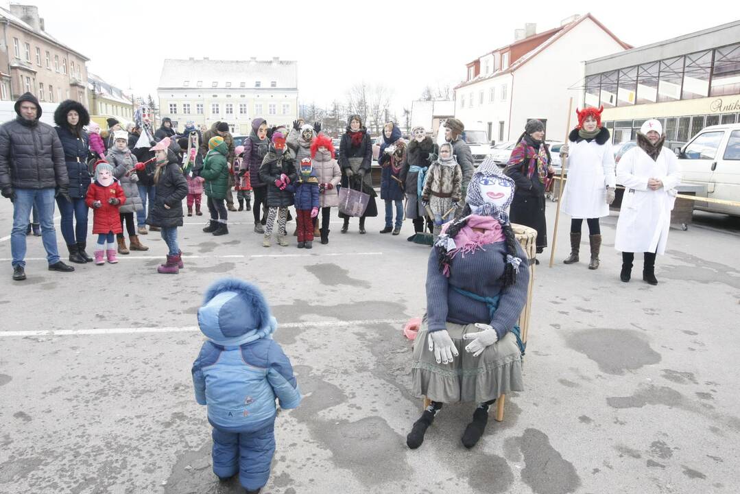 Žiemos varymo jomarkas Klaipėdos Turgaus aikštėje