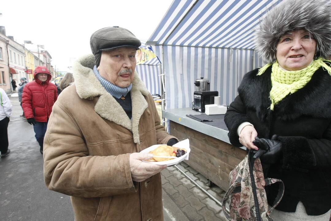 Žiemos varymo jomarkas Klaipėdos Turgaus aikštėje