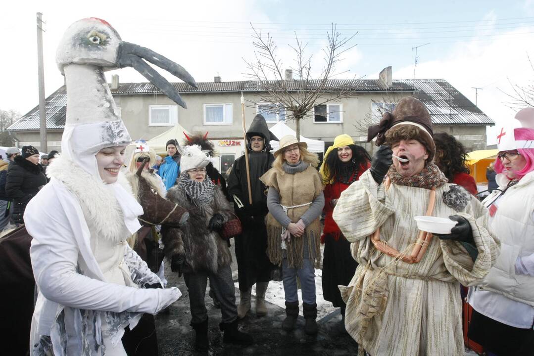 Užgavėnių šventė Priekulėje