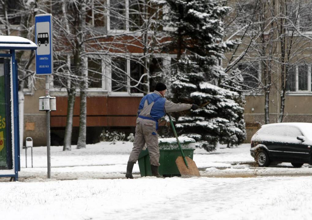 Kelininkai išlaikė antrąjį egzaminą sniegu