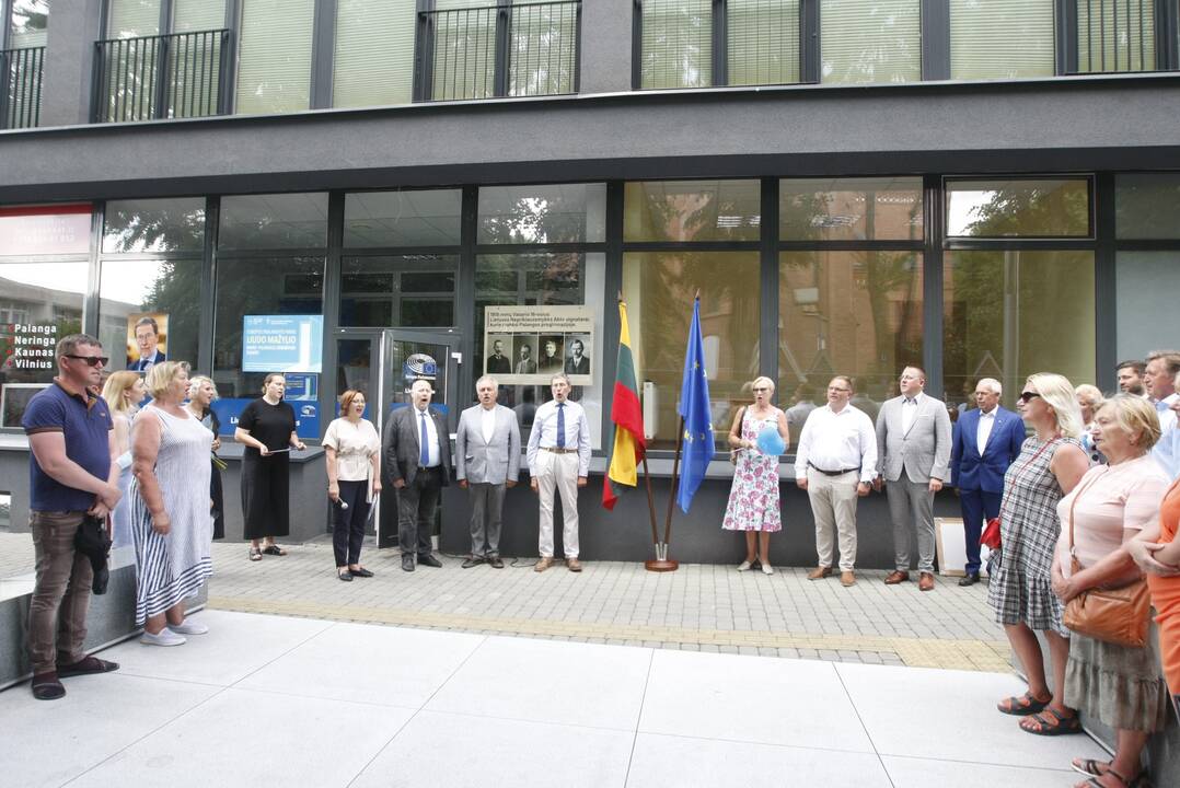  Palangoje atidarytas Europos Parlamento nario Liudo Mažylio biuras