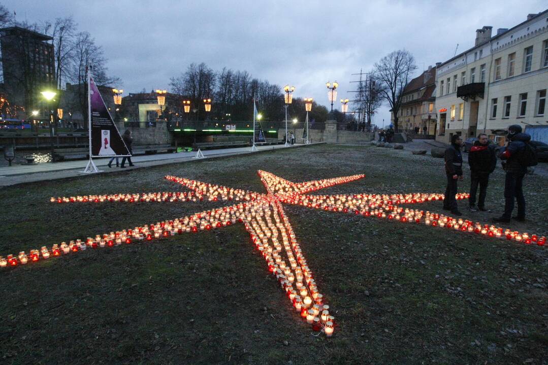 Kalėdų eglutės įžiebimo šventė Klaipėdoje