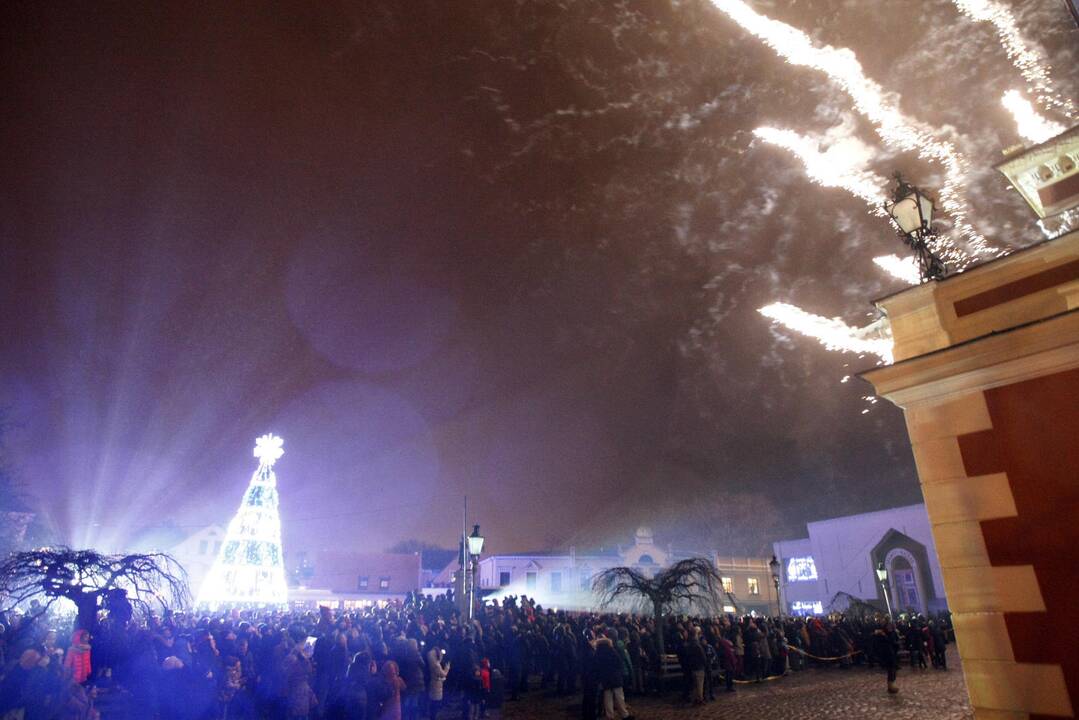 Kalėdų eglutės įžiebimo šventė Klaipėdoje