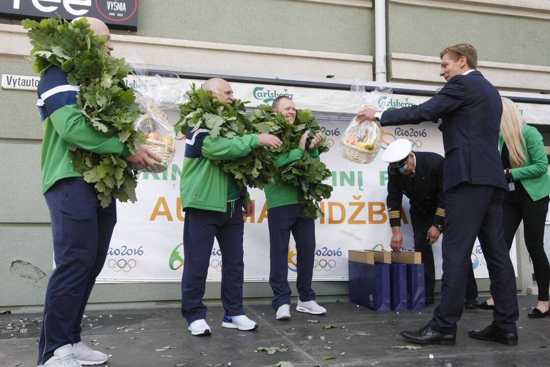 Olimpinė bronza parvežta į Klaipėdą