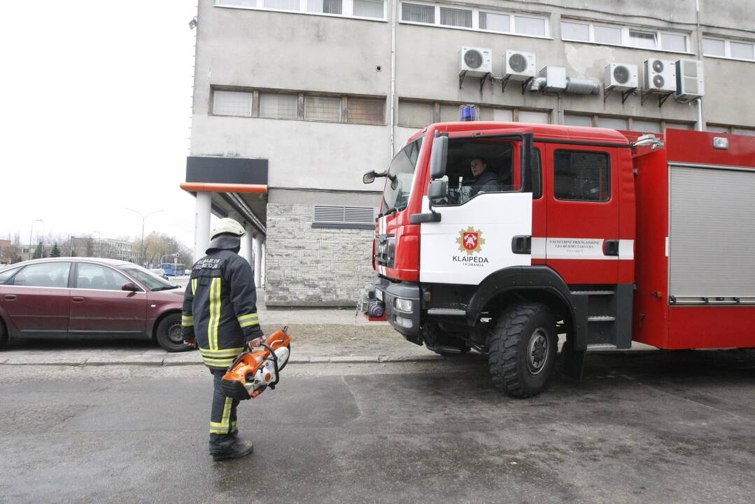 Moters gelbėjimo operacija Klaipėdoje