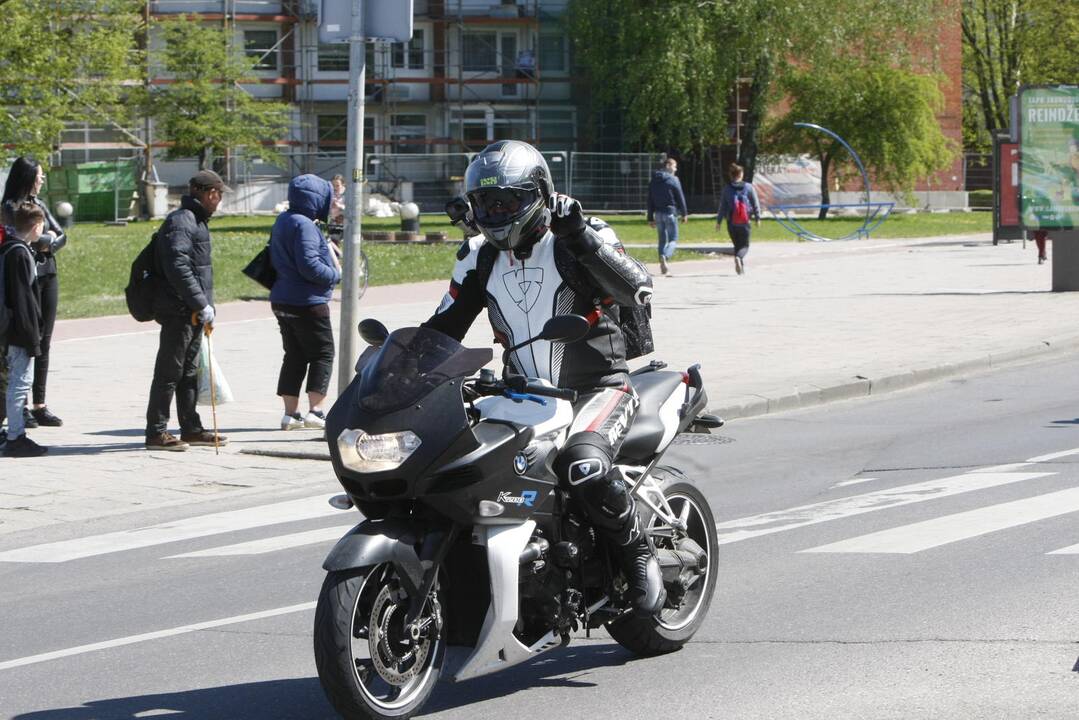 Baikerių sezono atidarymas Klaipėdoje