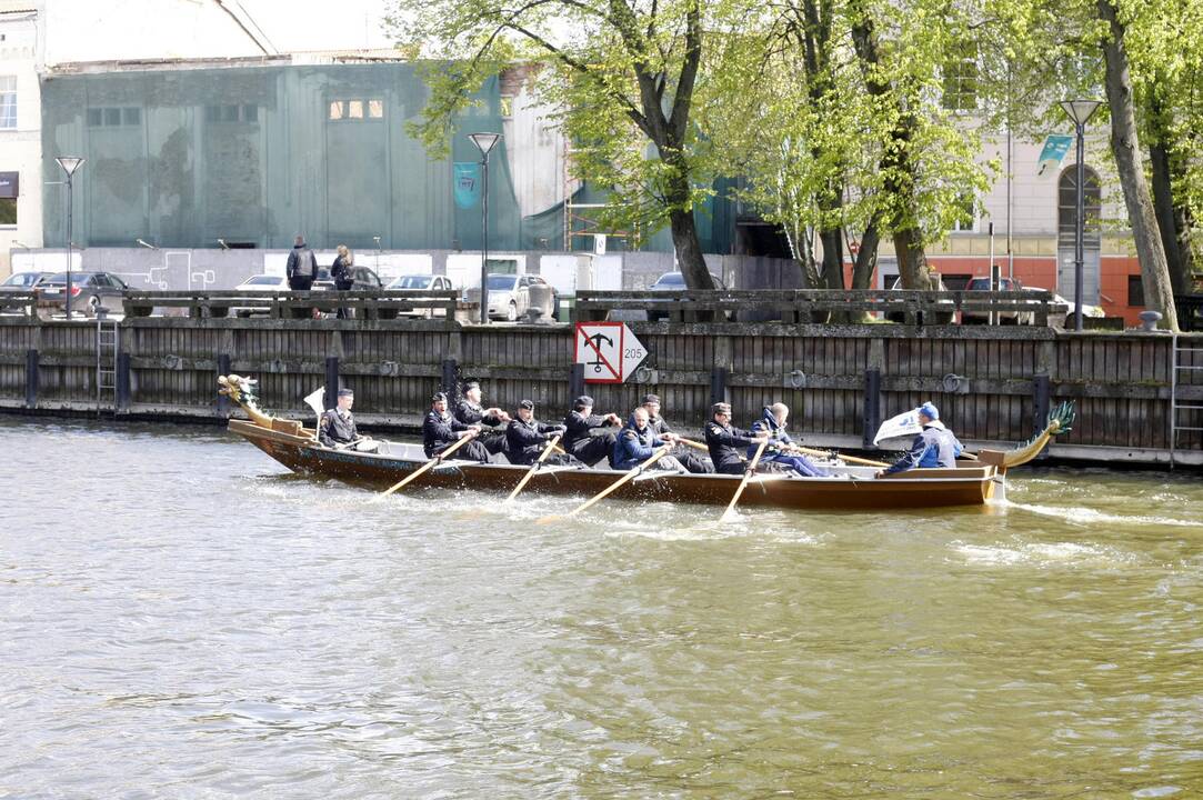 Vikingų valčių varžybos Dangėje