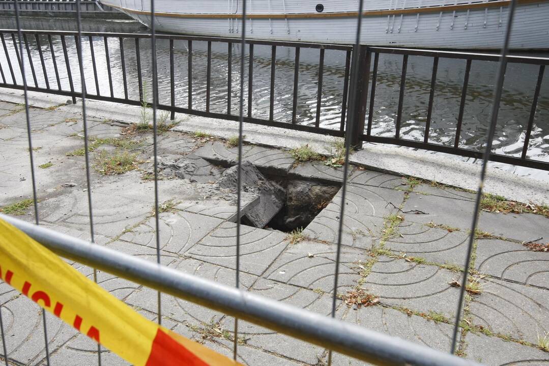 Danės krantinės remontuoti neskubama