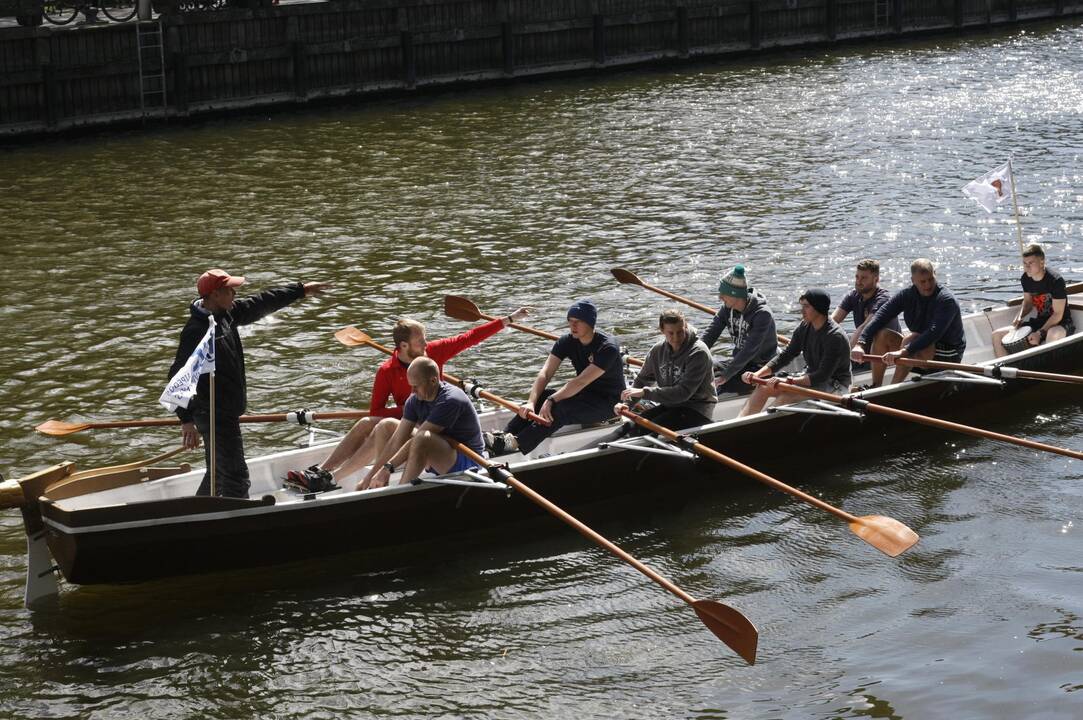 Vikingų valčių varžybos Dangėje