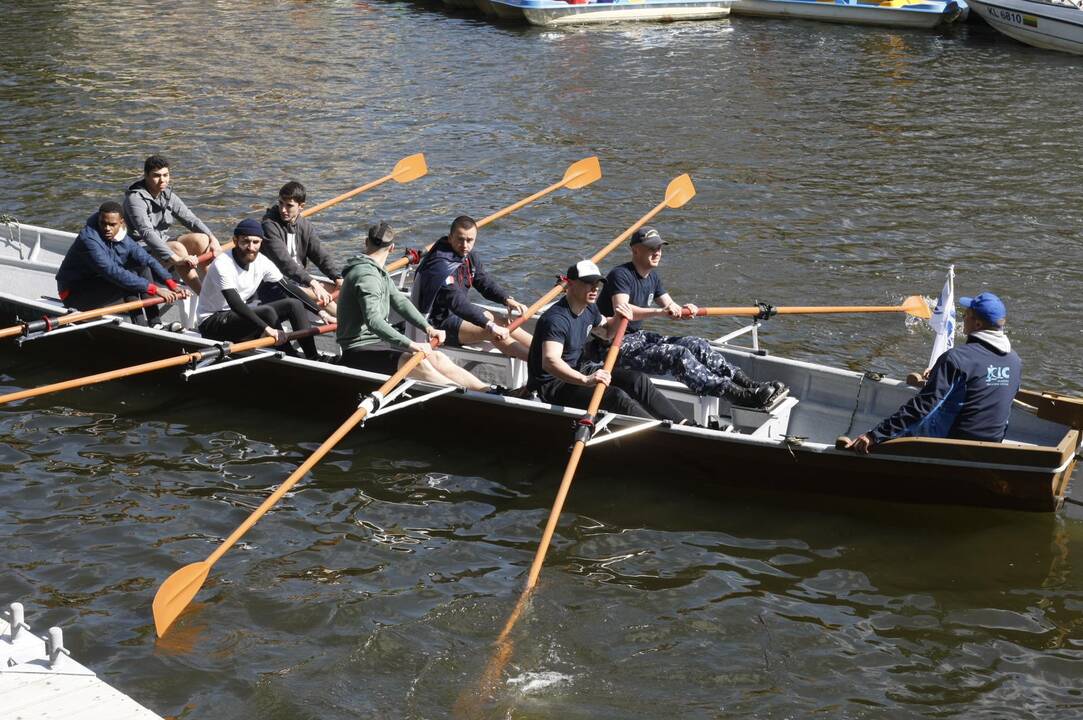 Vikingų valčių varžybos Dangėje