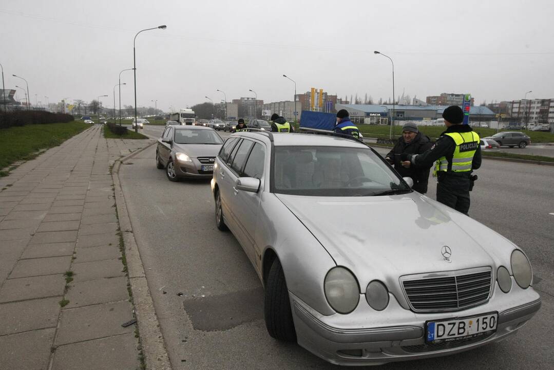 Policijos reidas Klaipėdoje