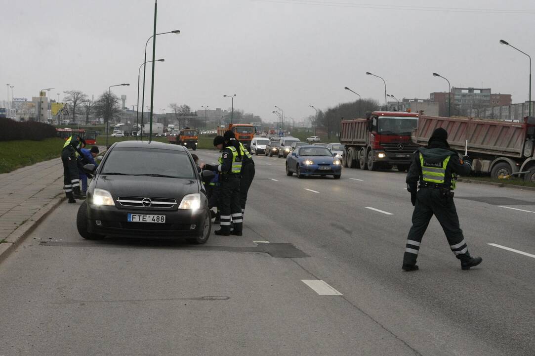 Policijos reidas Klaipėdoje