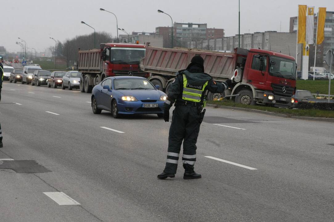 Policijos reidas Klaipėdoje