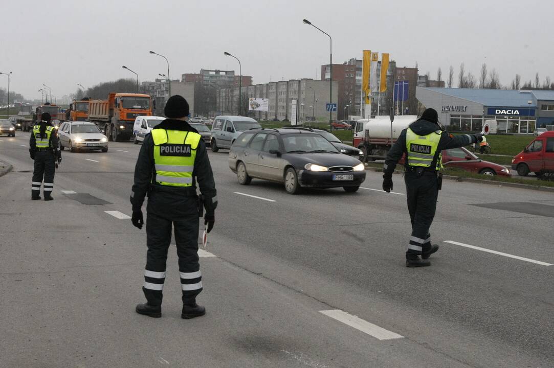 Policijos reidas Klaipėdoje