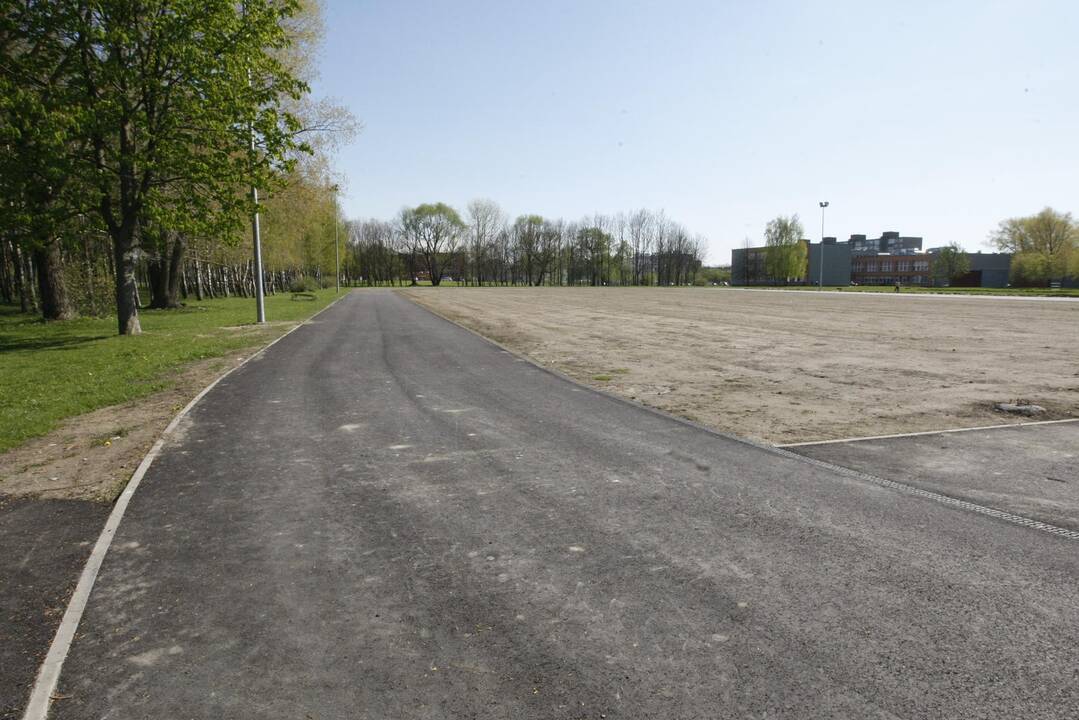 Uostamiestyje atnaujinami mokyklų stadionai