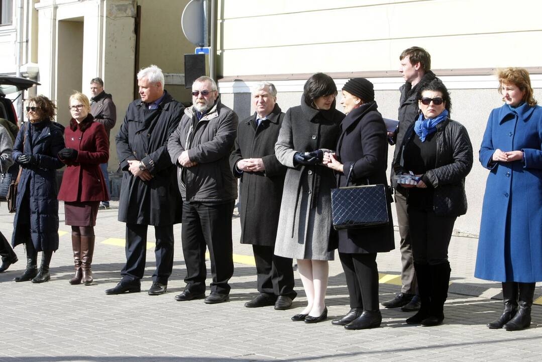 Tylos minutė Klaipėdoje