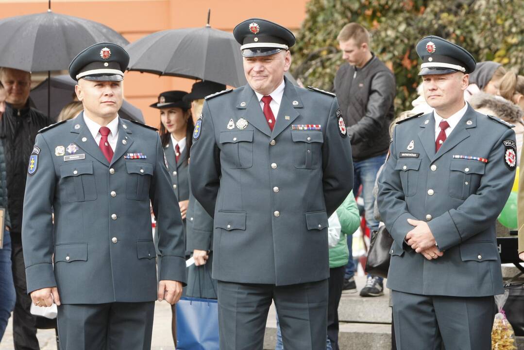 Uostamiestyje policininkai pakvietė švęsti kartu