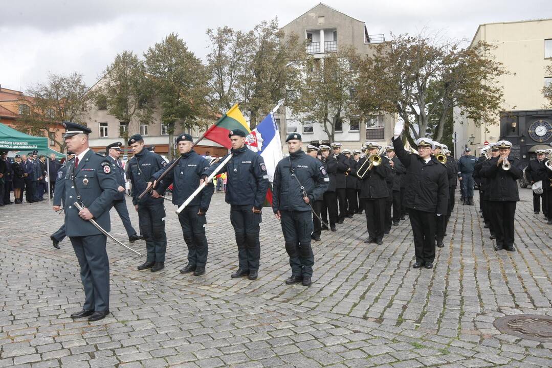 Uostamiestyje policininkai pakvietė švęsti kartu