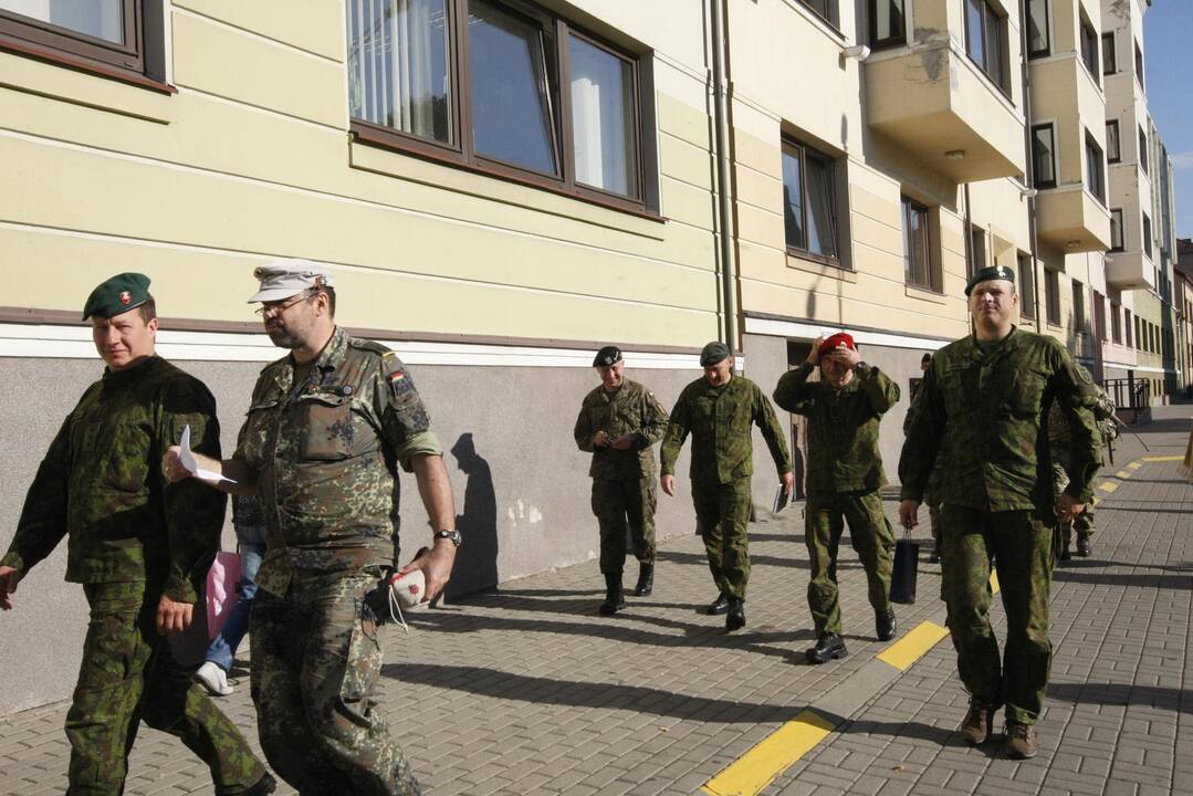 NATO karininkų vizitas Klaipėdoje